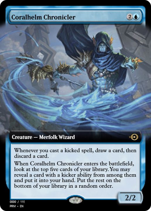 Coralhelm Chronicler in the group Magic the Gathering / Sets / Magic Origins Clash Pack at Proxyprinters.com (77389)