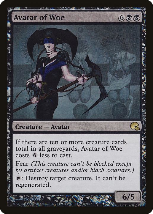 Avatar of Woe in the group Magic the Gathering / Types / Colors / Black at Proxyprinters.com (77412)