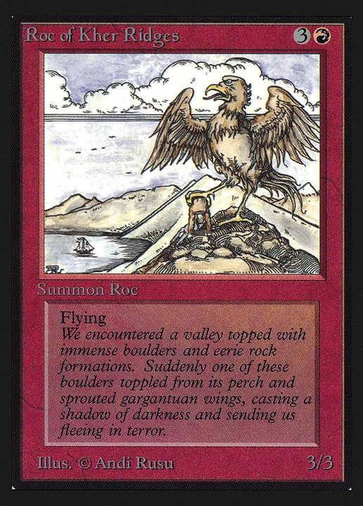 Roc of Kher Ridges in the group Magic the Gathering / Types / Colors / Red at Proxyprinters.com (7742)