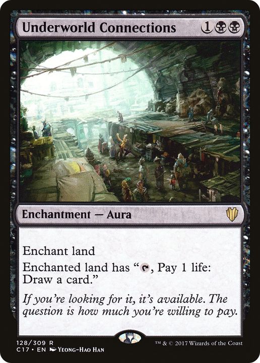 Underworld Connections in the group Magic the Gathering / Sets / Commander 2017 at Proxyprinters.com (77420)