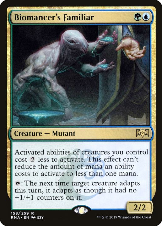 Biomancer's Familiar in the group Magic the Gathering / Types / Colors / Multicolors / G, U at Proxyprinters.com (77427)