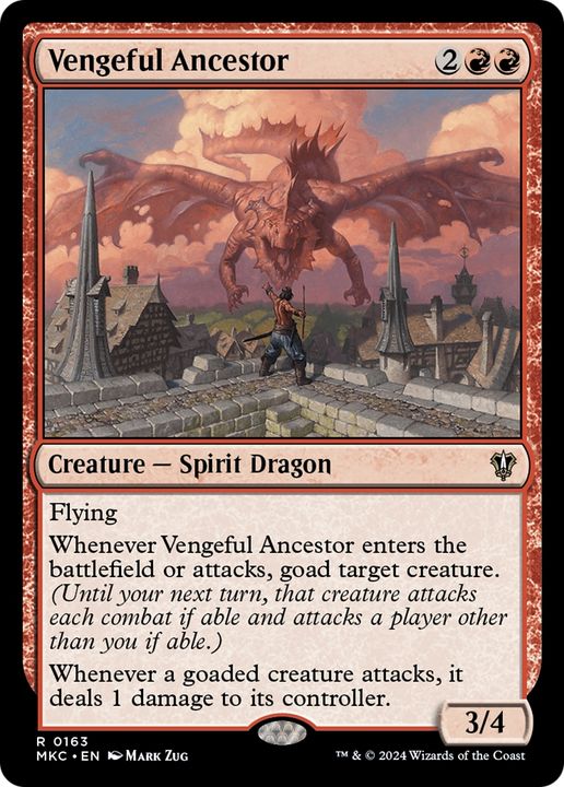 Vengeful Ancestor in the group Magic the Gathering / Types / Colors / Red at Proxyprinters.com (77433)