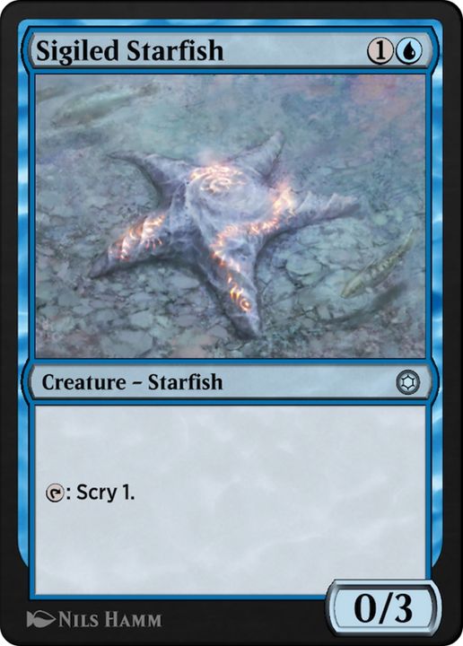 Sigiled Starfish in the group Singles at Proxyprinters.com (77435)