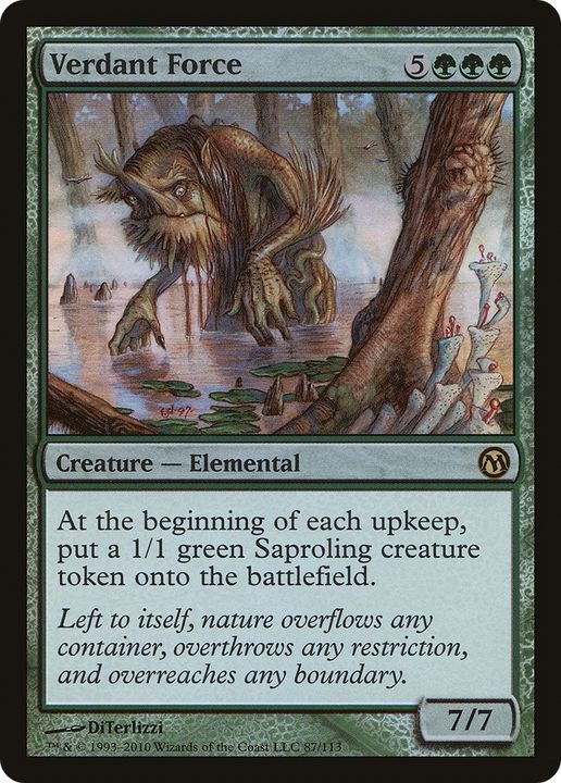 Verdant Force in the group Magic the Gathering / Types / Colors / Green at Proxyprinters.com (77437)