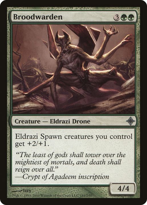 Broodwarden in the group Magic the Gathering / Types / Colors / Green at Proxyprinters.com (77451)