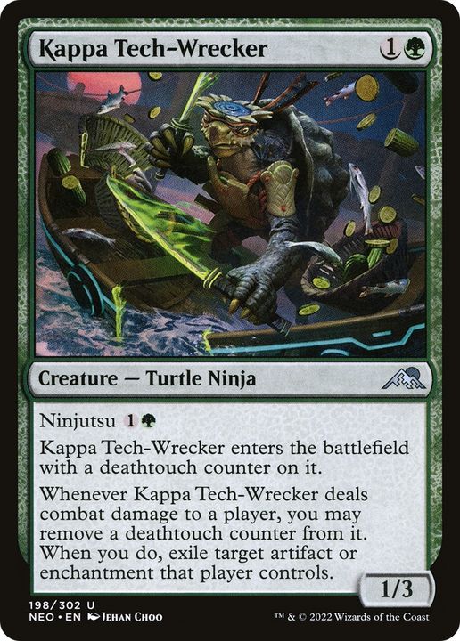 Kappa Tech-Wrecker in the group Magic the Gathering / Sets / Kamigawa: Neon Dynasty at Proxyprinters.com (77457)