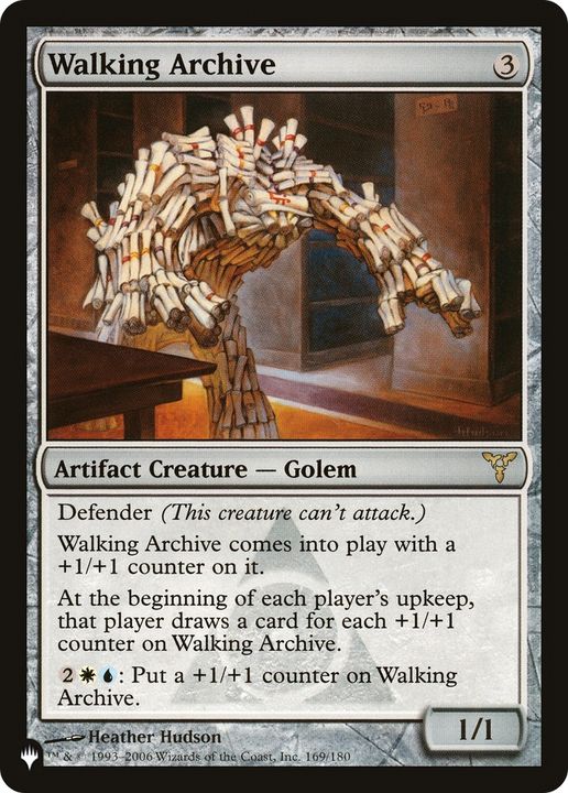 Walking Archive in the group Magic the Gathering / Types / Colors / Colorless at Proxyprinters.com (77470)