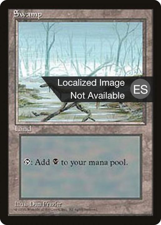 Swamp in the group Magic the Gathering / Sets / Fourth Edition Foreign Black Border at Proxyprinters.com (77475)