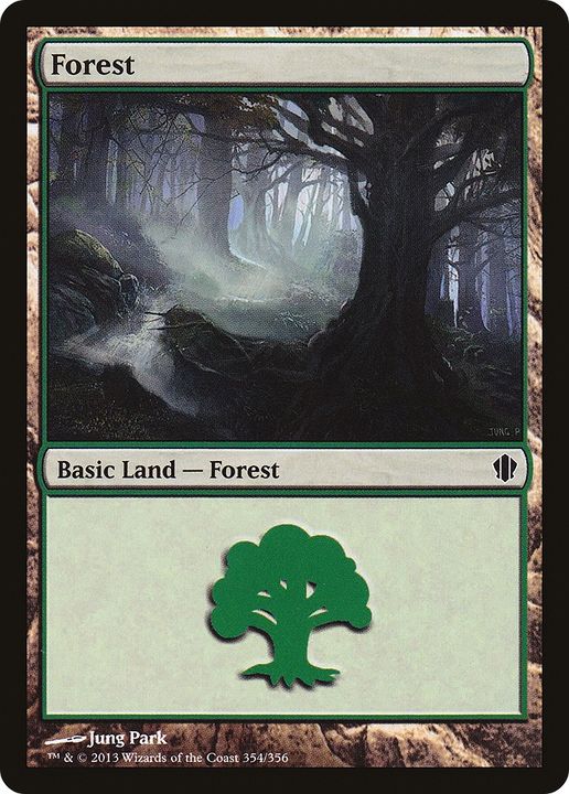 Forest in the group Magic the Gathering / Sets / Commander 2013 at Proxyprinters.com (77486)