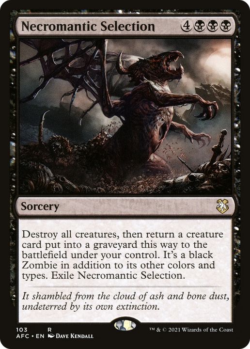 Necromantic Selection in the group Magic the Gathering / Sets / Forgotten Realms Commander at Proxyprinters.com (77510)