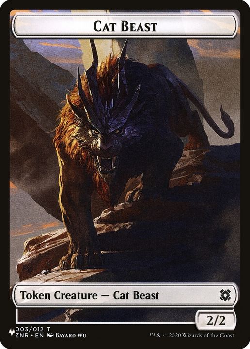 Cat Beast in the group Magic the Gathering / Types / Colors / White at Proxyprinters.com (77515)