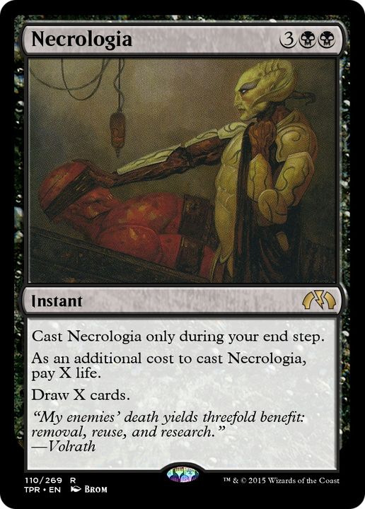 Necrologia in the group Magic the Gathering / Sets / Tempest Remastered at Proxyprinters.com (77535)