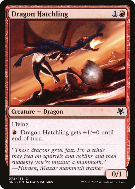 Dragon Hatchling in the group Magic the Gathering / Types / Colors / Red at Proxyprinters.com (77538)