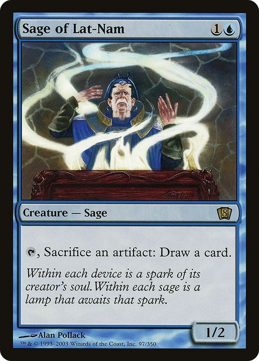 Sage of Lat-Nam in the group Magic the Gathering / Types / Colors / Blue at Proxyprinters.com (77551)