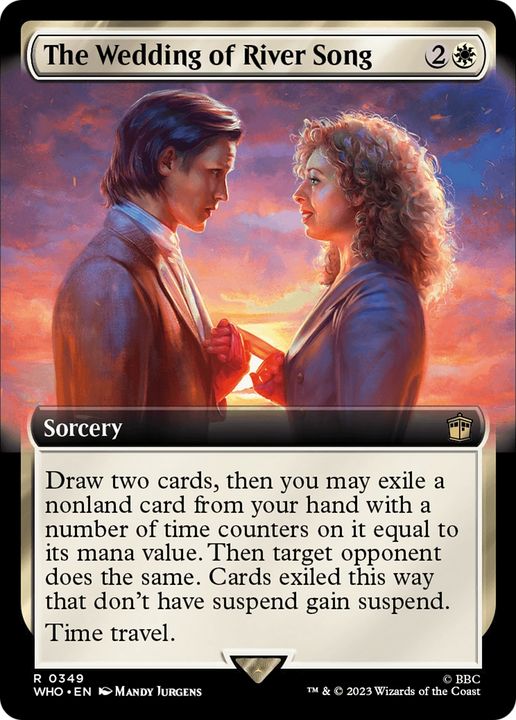 The Wedding of River Song in the group Magic the Gathering / Sets / Doctor Who at Proxyprinters.com (77570)