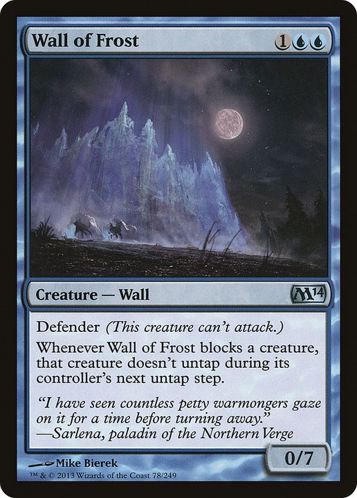 Wall of Frost in the group Magic the Gathering / Types / Colors / Blue at Proxyprinters.com (77573)