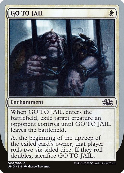 GO TO JAIL in the group Magic the Gathering / Sets / Unsanctioned Tokens at Proxyprinters.com (77592)