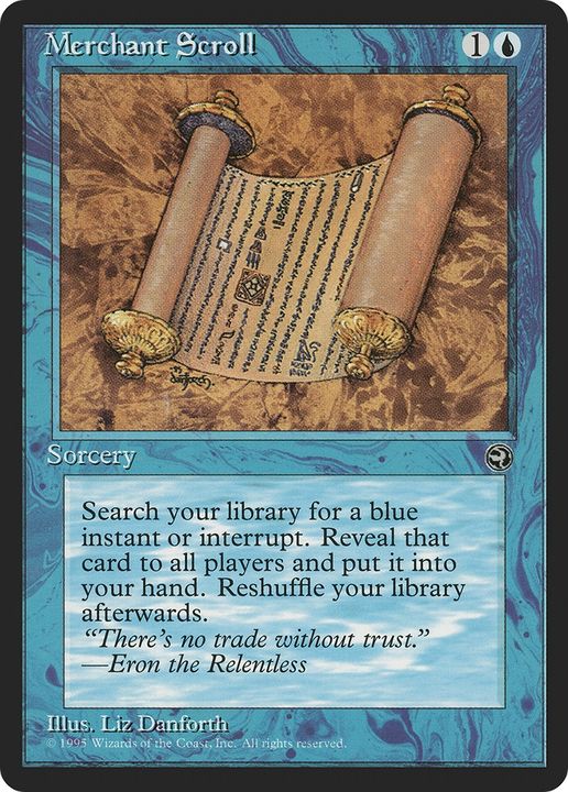 Merchant Scroll in the group Magic the Gathering / Sets / Homelands at Proxyprinters.com (77600)