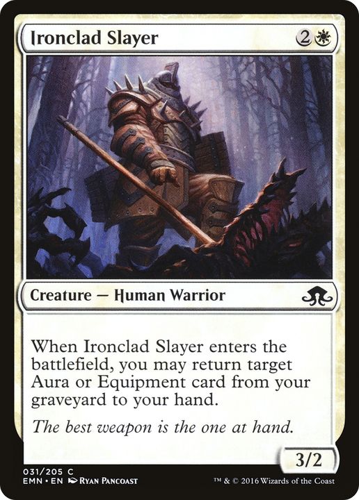 Ironclad Slayer in the group Magic the Gathering / Types / Creatures / Warrior at Proxyprinters.com (77602)