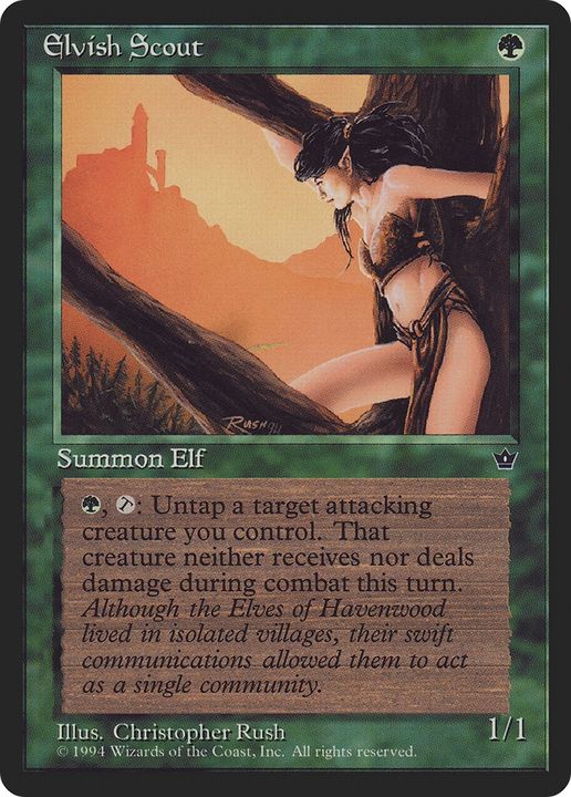 Elvish Scout in the group Magic the Gathering / Types / Colors / Green at Proxyprinters.com (77603)