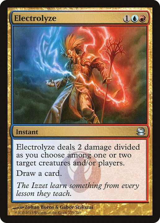 Electrolyze in the group Magic the Gathering / Types / Colors / Multicolors / R, U at Proxyprinters.com (77604)