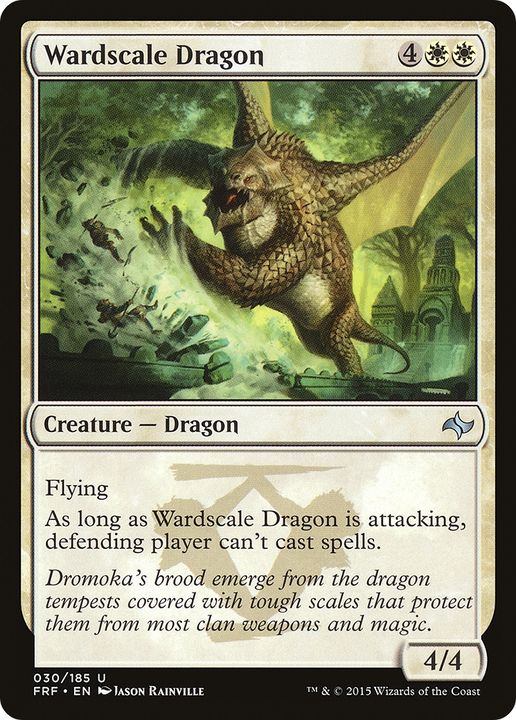 Wardscale Dragon in the group Magic the Gathering / Types / Colors / White at Proxyprinters.com (77634)