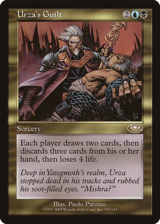 Urza's Guilt in the group Magic the Gathering / Types / Colors / Multicolors / B, U at Proxyprinters.com (77635)