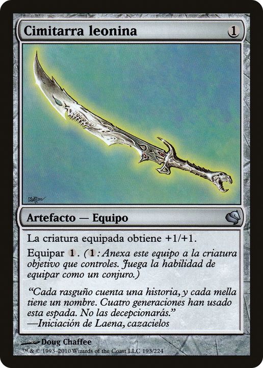 Leonin Scimitar in the group Magic the Gathering / Types / Artifacts / Artifact at Proxyprinters.com (77639)