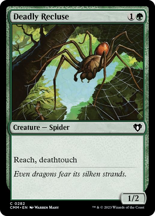 Deadly Recluse in the group Magic the Gathering / Types / Colors / Green at Proxyprinters.com (77647)