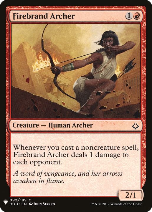 Firebrand Archer in the group Magic the Gathering / Sets / The List at Proxyprinters.com (77656)