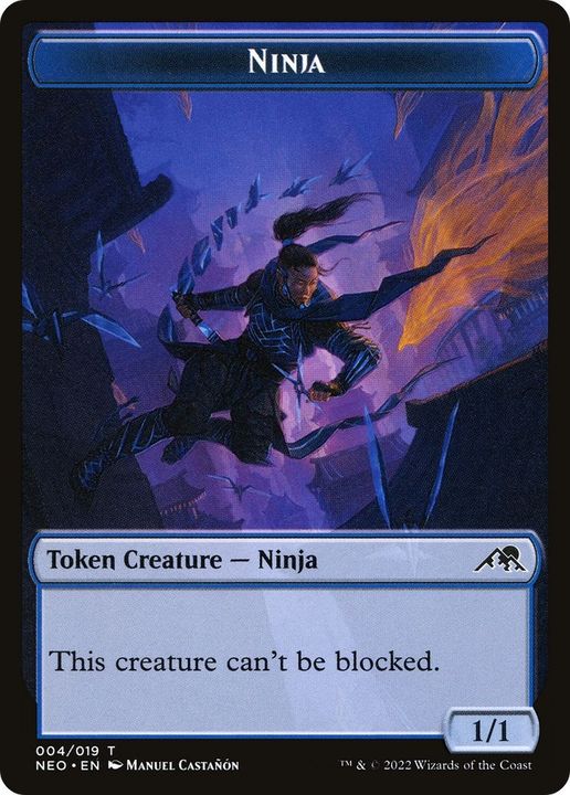 Ninja in the group Magic the Gathering / Sets / Kamigawa: Neon Dynasty Tokens at Proxyprinters.com (7767)