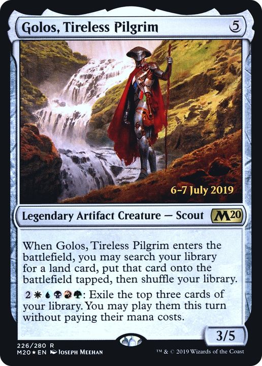 Golos, Tireless Pilgrim in the group Magic the Gathering / Types / Artifacts / Legendary Artifact at Proxyprinters.com (77680)