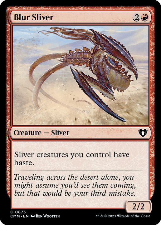 Blur Sliver in the group Magic the Gathering / Types / Colors / Red at Proxyprinters.com (77685)