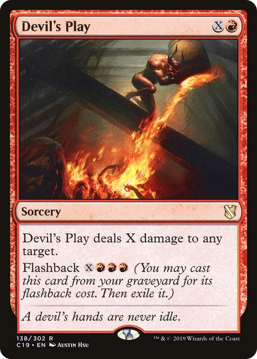 Devil's Play in the group Magic the Gathering / Types / Colors / Red at Proxyprinters.com (77721)