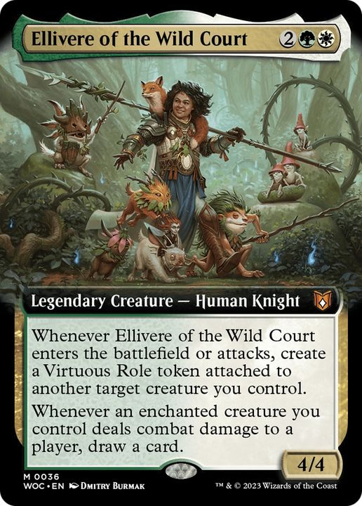 Ellivere of the Wild Court in the group Magic the Gathering / Types / Colors / Multicolors / G, W at Proxyprinters.com (77743)