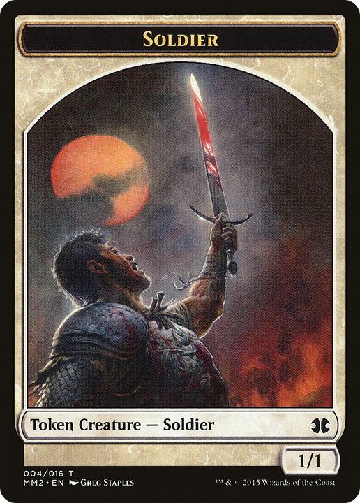 Soldier in the group Magic the Gathering / Sets / Modern Masters 2017 Tokens at Proxyprinters.com (77756)