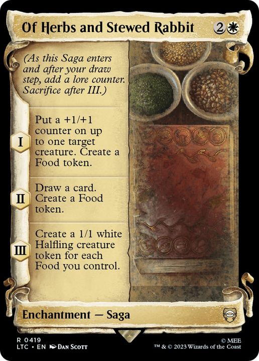 Of Herbs and Stewed Rabbit in the group Magic the Gathering / Types / Colors / White at Proxyprinters.com (77784)