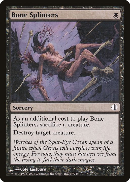 Bone Splinters in the group Magic the Gathering / Sets / Shards of Alara at Proxyprinters.com (77802)