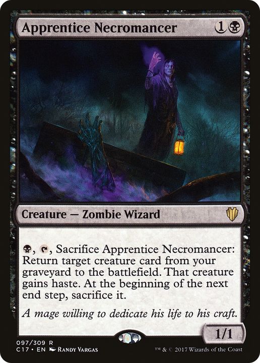 Apprentice Necromancer in the group Magic the Gathering / Sets / Commander 2017 at Proxyprinters.com (77805)