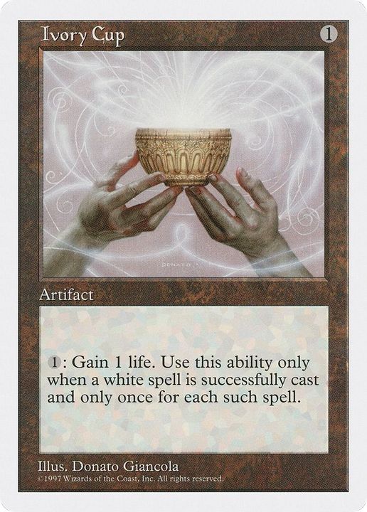 Ivory Cup in the group Magic the Gathering / Types / Artifacts / Artifact at Proxyprinters.com (7781)