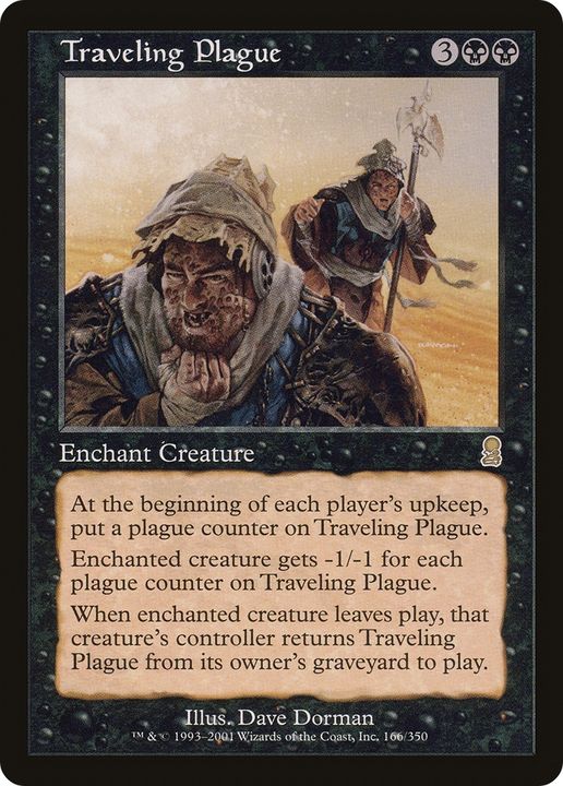 Traveling Plague in the group Magic the Gathering / Types / Colors / Black at Proxyprinters.com (77818)