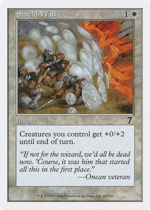 Shield Wall in the group Magic the Gathering / Types / Colors / White at Proxyprinters.com (77821)