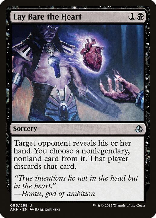 Lay Bare the Heart in the group Magic the Gathering / Sets / Amonkhet at Proxyprinters.com (77822)