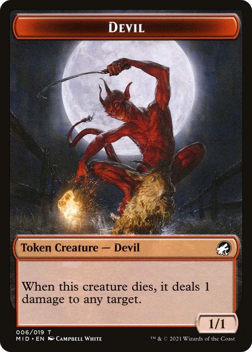 Devil in the group Magic the Gathering / Types / Colors / Red at Proxyprinters.com (7785)