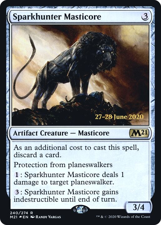 Sparkhunter Masticore in the group Magic the Gathering / Sets / Core Set 2021 Promos at Proxyprinters.com (77862)