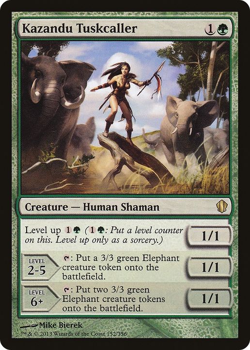 Kazandu Tuskcaller in the group Magic the Gathering / Types / Colors / Green at Proxyprinters.com (77871)