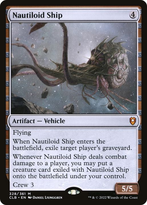 Nautiloid Ship in the group Magic the Gathering / Sets / Commander Legends: Battle for Baldur's Gate at Proxyprinters.com (77877)