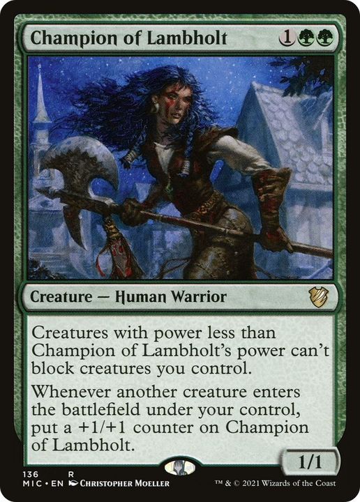 Champion of Lambholt in the group Magic the Gathering / Sets / Mirrodin at Proxyprinters.com (779)