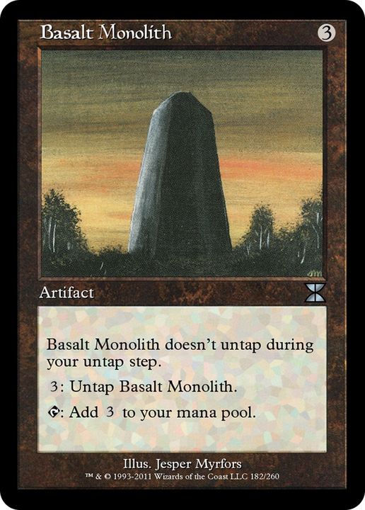 Basalt Monolith in the group Magic the Gathering / Types / Artifacts / Artifact at Proxyprinters.com (77902)