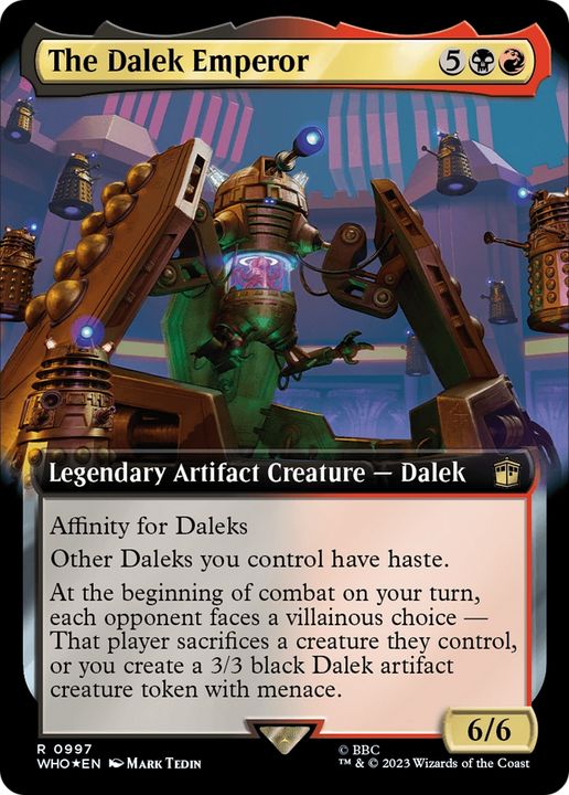 The Dalek Emperor in the group Magic the Gathering / Sets / Doctor Who at Proxyprinters.com (77910)